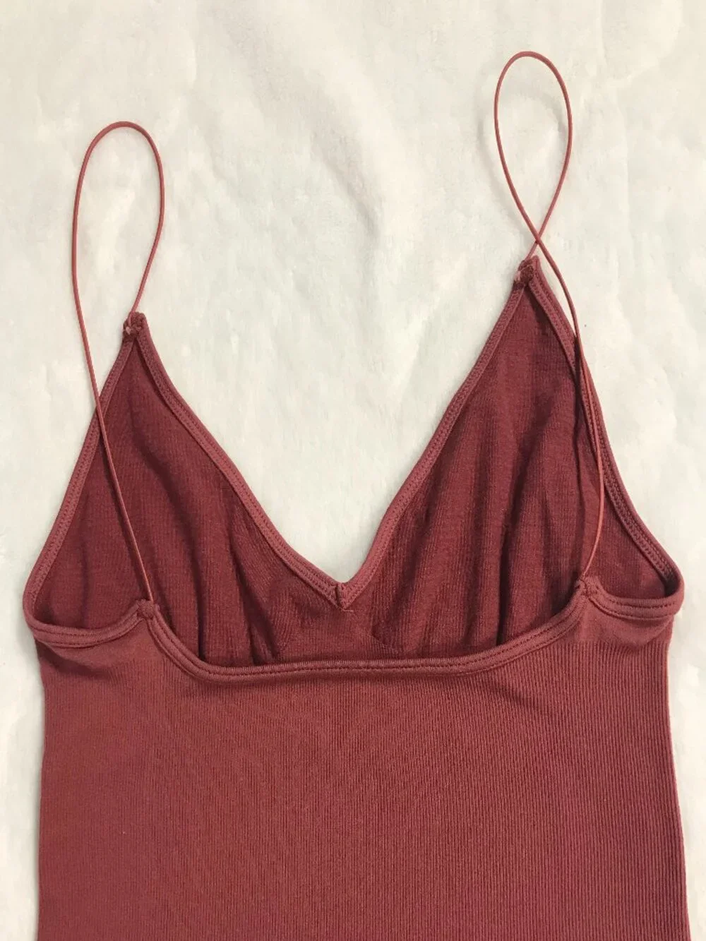 Free People Intimately Low Back Bralette XS/S Ribbed Knit NWOT
